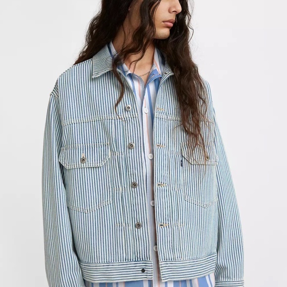 Levi's Made & Crafted Oversized Type 2 Trucker Jacket Men's Large NWT - Picture 3 of 15